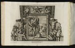 Großes Fresko mit Polyphem, Galatea und Acis und kleines Bildfeld mit dem Raub des Ganymed