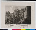 Ansicht des dicken Turms auf dem Heidelberger Schloss vom Ruprechtsbau aus
