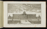 Prospect des neuen Königl: Palais bey Posdam, wie selbiges von der grossen Allée von Sanssouci her anzusehen Die Garten-Façade