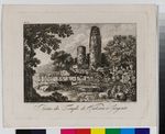 Die Ruinen des Tempels des Vulkan in Agrigent, in: Ansichten von Sizilien, Nr. 4