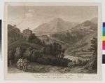 Ansicht des Konvents San Cosimato im Tal des Anio, in: Zehn Aussichten von dem Landhause des Horaz, Nr. 2