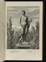 Statue eines Satyrn mit Trauben und Panflöte