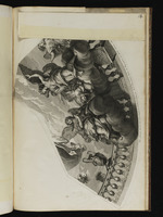 Teil des Kuppelfreskos in der Kapelle von Sceaux mit Engeln