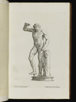 Statue eines Faun mit Panflöte