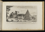 Grabmal und Pyramide des Caius Cestius, durch Papst Alexander VII. restauriert