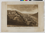 Die Ost= und Nord=Seite des Schlosses zu Heidelberg samt der Stadt und Gegend