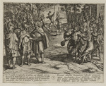 Die Römer nehmen die älteren niederländischen Männer als Geißeln und verführen die Jungen