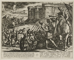 Die römischen Gefangenen vor dem alten Fort