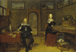 Der junge Gelehrte und seine Frau