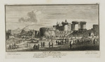 Das Castel Nuovo mit dem Vesuv im Hintergrund