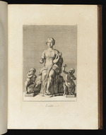Statue der Erato mit Putten