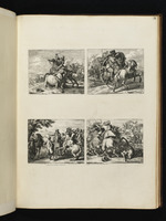 58. | Quatre sujets de petits Combats | ,, [van der Meulen] | van Huchtenburg.