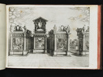 Eingangsarchitektur für die Medici-Hochzeit