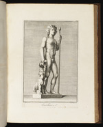 Statue des Bacchus mit Panther