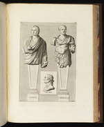 Statuen eines Konsuls und Caracalla, Profil des Galba