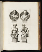 Zwei Brustbilder und Herme des Priapus