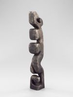 Skulpturen aus dem Zyklus "Das weibliche Prinzip": Eva und die Schlange