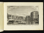 Ansicht des Canal Grande mit dem Palazzo Vendramin