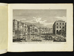 Ansicht des Canal Grande vom Rialto in Richtung Palazzo Civran