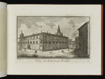 Ansicht des Palazzo della Sapienza