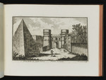 Ansicht der Porta San Paolo und der Cestius-Pyramide