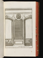 Entwurf eines Trumeaus mit Spiegel zwischen zwei Fenstern