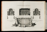 Schnitte und Grundriss der Kapelle des Palastes von Caserta