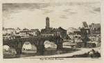 Vignette mit Ansicht des Ponte Rotto