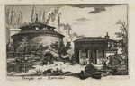Vignette mit Ansicht des Tempels des Romulus