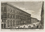 Vignette mit Ansicht des Palazzo Mancini
