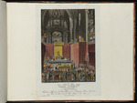 Feyerliche Begehung des Oster Festes in der St. Stephans Dom Kirche zu Wien von Pius dem VI. Röm. Papst. Im Jahr 1782
