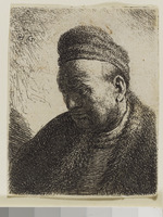 Bartloser Mann mit Kappe (B 307)