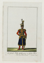 Galizischer Soldat in Galauniform