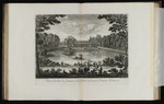 Ansicht des Fontänenhofes und des Teiches des Schlosses Fontainebleau