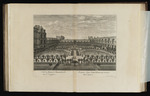Ansicht des Gartens mit Orangensammlung des Schlosses Fontainebleau