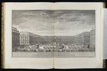 Ansicht der Place de Louis le Grand mit dem Festumzug am 13. Februar 1747, dem Hochzeitstag des Dauphins mit der Prinzessin Maria Josepha von Sachsen