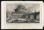 Ansicht von Brücke und Mausoleum, errichtet von Kaiser Hadrian