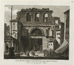 Ansicht eines Torbogens des Diokletianpalastes