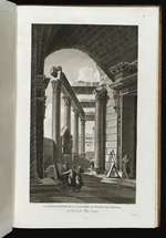 Ansicht des Säulenganges um den Jupitertempel