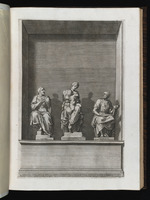 Skulpturen der Hl. Kosmas, Maria mit Kind und Damian in San Lorenzo in Florenz