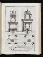 Zwei nicht ausgeführte Entwürfe von Borromini für den Hauptaltar der Lateranbasilika