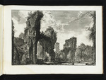 Ansicht der Ruinen des Xystus der Caracalla-Thermen