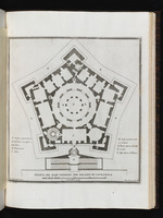 Grundriss des Erdgeschosses des Palazzo Caprarola