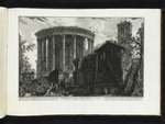 Ansicht der Tempel der Sibylle und der Vesta in Tivoli