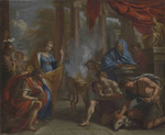 Opferszene mit Caesar und Kleopatra (Gegenstück zu GK 724)