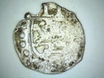 Silbermünze (einseitiger Schüsselpfennig)