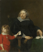 Bildnis des Salomon Cock mit Sohn