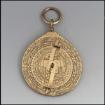 Andalusisches Astrolabium, arabisch