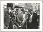 Fernsehinterview mit Joseph Beuys, Am Pferdemarkt, Fotodokumentation "7000 Eichen", documenta 7