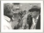 Fernsehinterview mit Joseph Beuys, Am Pferdemarkt, Fotodokumentation "7000 Eichen", documenta 7